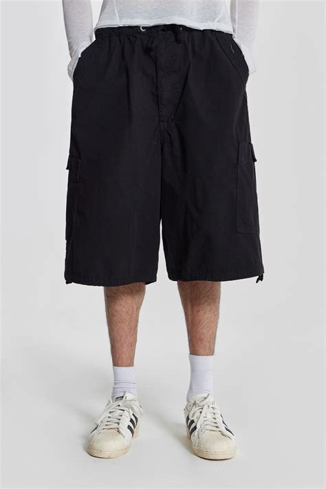 Shop Black Parachute Cargo Baggy Shorts | Jaded London | Clothing