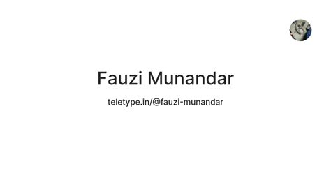 Fauzi Munandar — Teletype