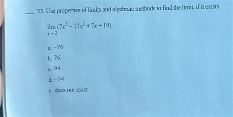 Limits Algebraic Method 的图像结果