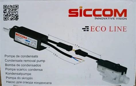 Pompa Per Scarico Condensa - 18 L/h - 19 DB - Fino A 8 KW Pompe Scarico - Foto 9