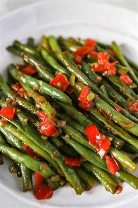 Sauteed Green Beans with Peppers and Onions - Maple Jubilee