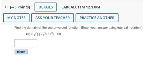 Image result for Vector Valued Function Domain Calculator
