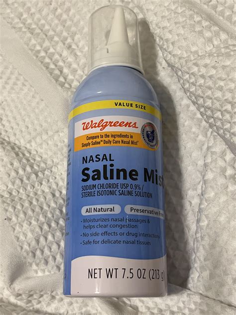 Saline Nasal Spray Vicks Vapo Spray Saline Nasal Spray 100ml
