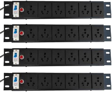 5/15 Ampere Heavy-Duty Extension Board with Surge Protector | 6+1 ...