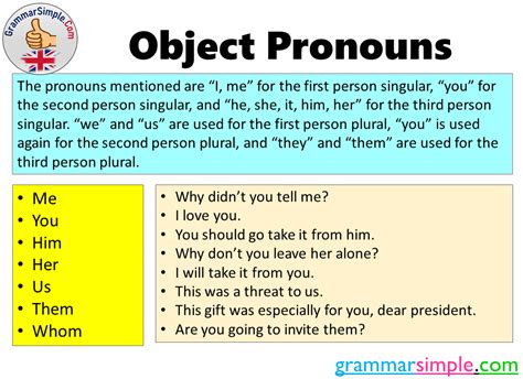 Object pronoun Examples 的图像结果