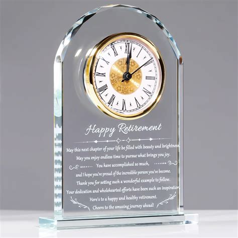 Amazon.com: YWHL Retirement Clock Gifts for Women & Men, Best Happy ...
