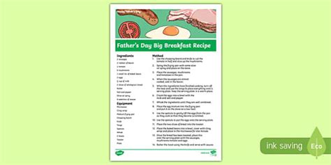 Australia Father's Day Big Breakfast Recipe-Australia