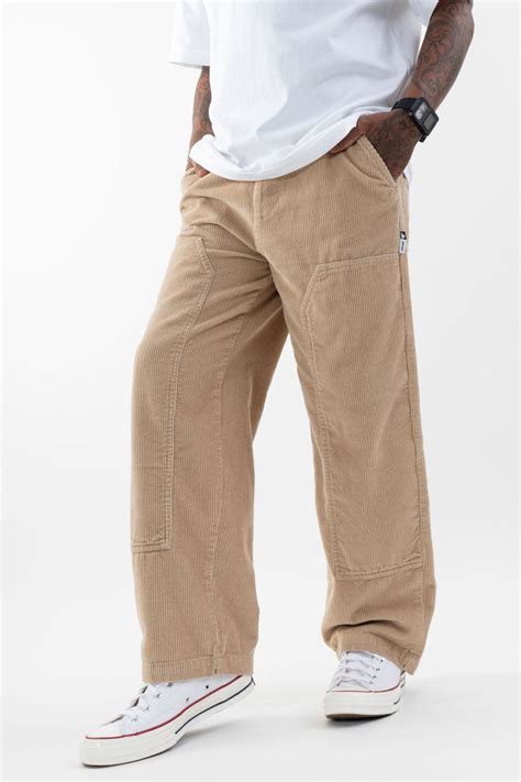 Buy Loose Fit Khaki Corduroy Trousers Online – Urban Monkey®
