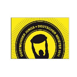 Adhésif autocollant / sticker Dortmunder Jungs Deutscher Meister 2011 ...