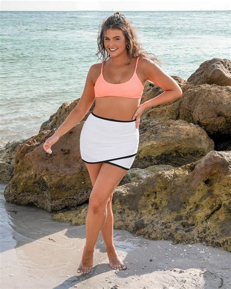 GRAPENT Swim Skirt for Women High Waisted Ruched Bikini Bottoms ...