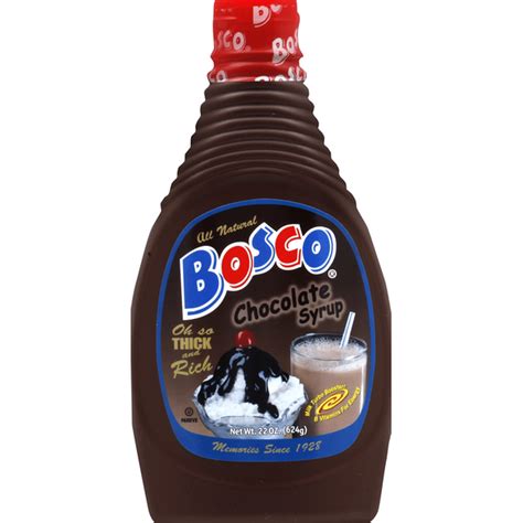 Bosco Syrup, Chocolate (22 oz) Delivery or Pickup Near Me - Instacart