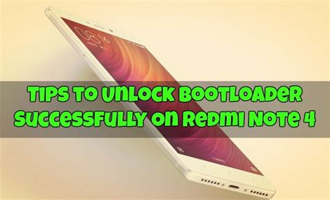 Unlock Redmi Note 4 Bootloader 的图像结果