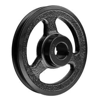 MINERGUY AK561 1" Fixed Bore 1 Groove Standard V-Belt Pulley 5.4" OD ...