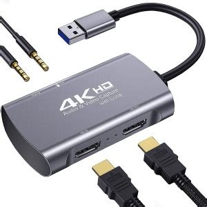 microware 4K HDMI Video Capture Card, Video Capture Converter,1080p ...