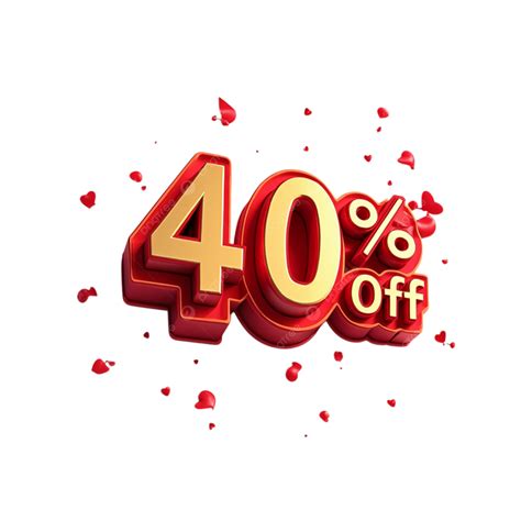 A Bold 40 Off Splash Graphic Representing Discounts And Sales, A Bold ...