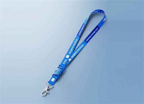 Free Neck Strap ID Card Lanyard Mockup PSD Set - Good Mockups