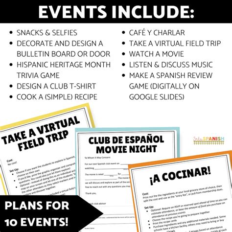 30 Ideas for Spanish Club - Srta Spanish
