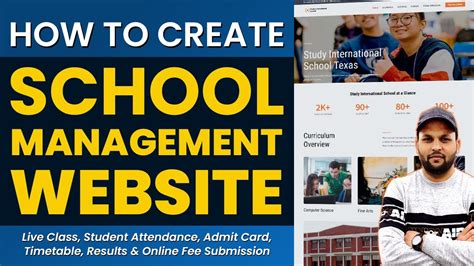 Image result for How to Create HTML Website for Class Management System