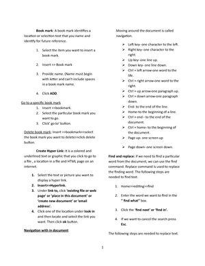 Microsoft Excel - Its lecture notes - MICROSOFT EXCEL Spreadsheet ...