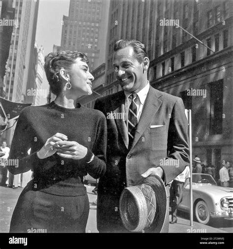 WILLIAM HOLDEN and AUDREY HEPBURN in SABRINA (1954), directed by BILLY ...