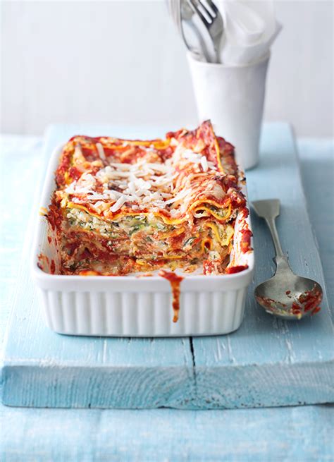 Quick Courgette Vegetarian Lasagne Recipe   olive magazine