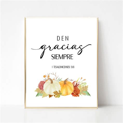 Thanksgiving Cards In Spanish