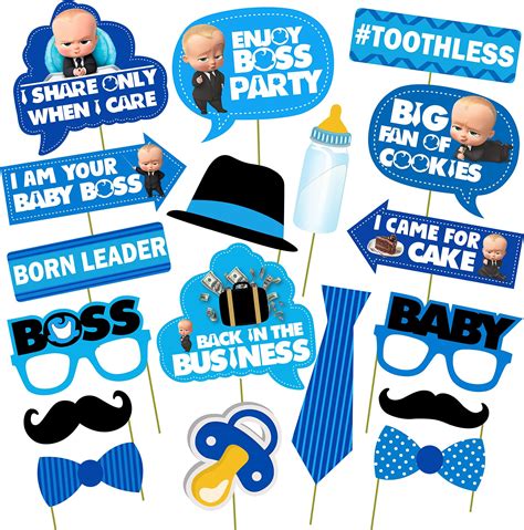Party Propz Baby Shower & Maternity Shoot Props 18 Pcs – Mom to Be, Dad ...
