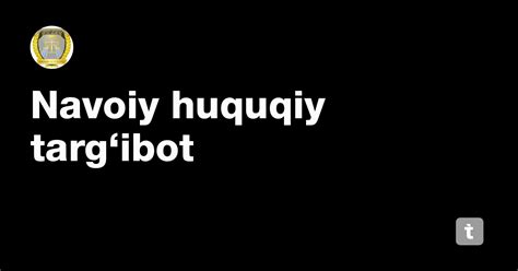 Navoiy huquqiy targ‘ibot — Teletype