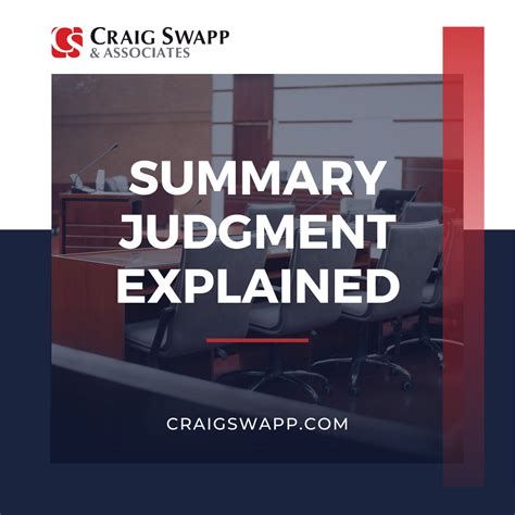 Summary judgment Examples 的图像结果