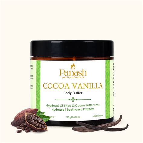 Buy Cocoa Vanilla Butter Cream – Moisturizing for Soft Skin – Panash ...