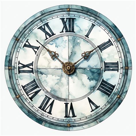 Premium AI Image | Roman numeral clock displaying the time in Roman ...