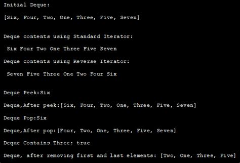 Image result for Deque Constructor Java