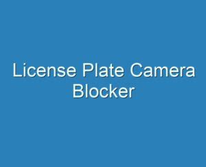 Image result for License Plate Camera Blocker
