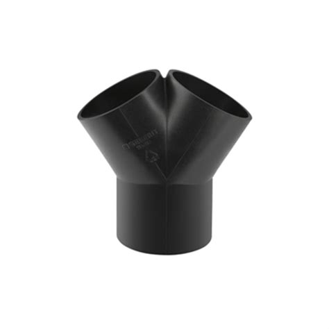 BIM objects - Free download! Geberit PEH double Y-branch fitting 60 ...