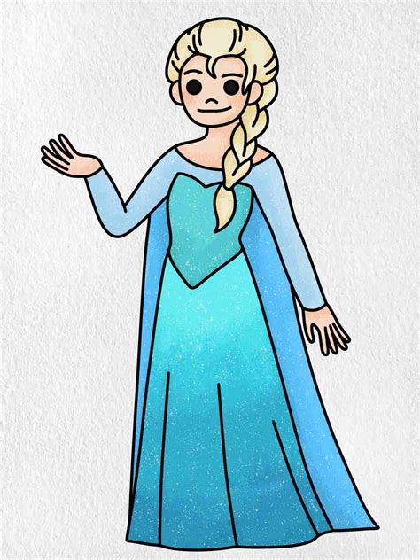 Image result for Elsa Drawing Tutorial