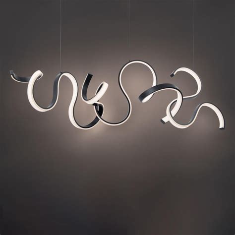 Modern Forms - PD-44267-BK - Tempest - 68W 1 LED Pendant In Modern ...
