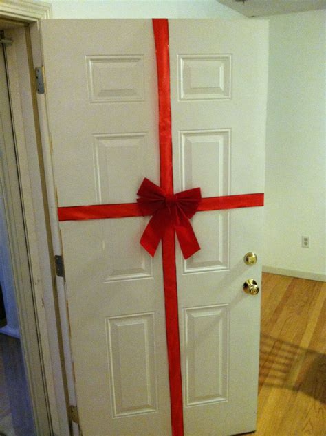 Christmas Wrapped Door - Holiday Wrapping Inspiration