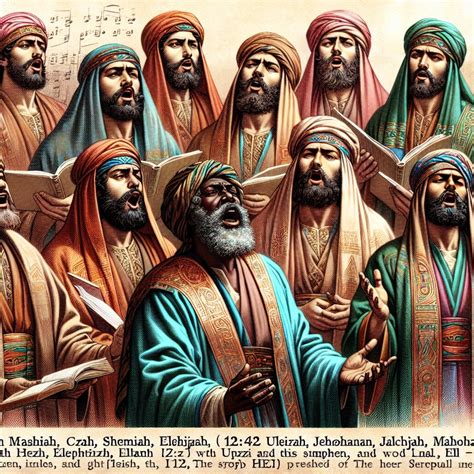 Nehemiah 12:42 Artwork | Bible Art