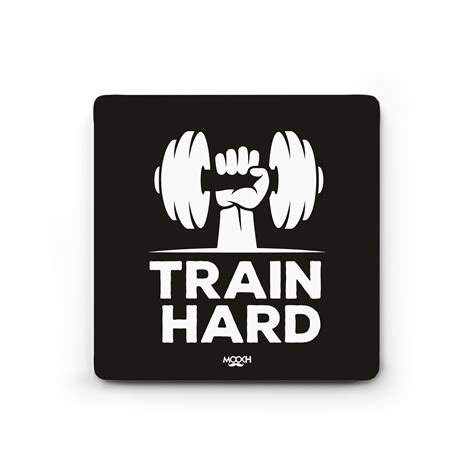 FRIDGE MAGNET - TRAIN HARD – MOOCH DESIGN STUDIO LLP