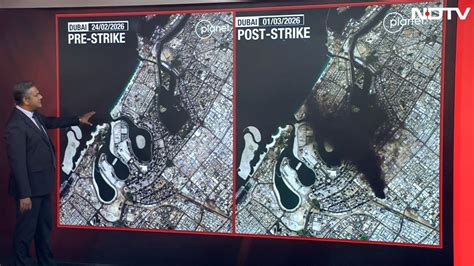Satellite images reveal major damage in Dubai and Iranian missile bases ...