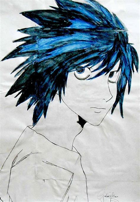 Image result for Blue L Death Note