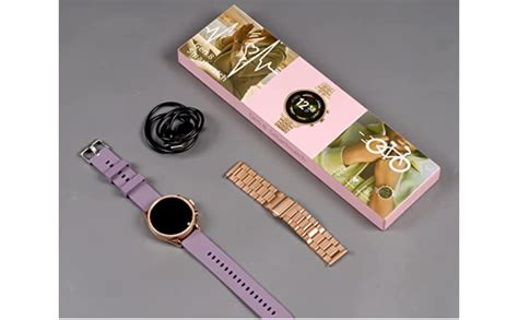 ALPHABITA Stainless Steel Glorious Women's Rose Gold Smart Watch Talk 2 ...