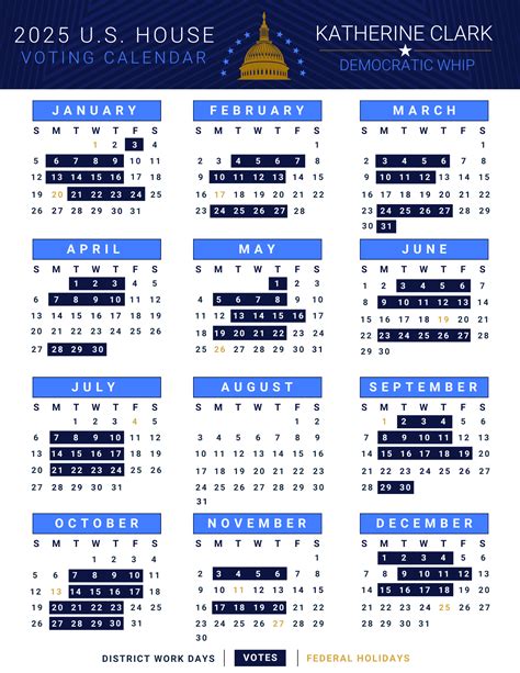 2026 Congressional Calendar - Free Printable Templates