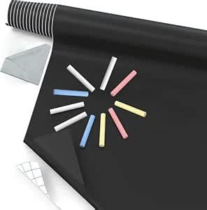 Scenty Black Board (45x200cm) Wall Sticker Removable Decal Chalkboard ...