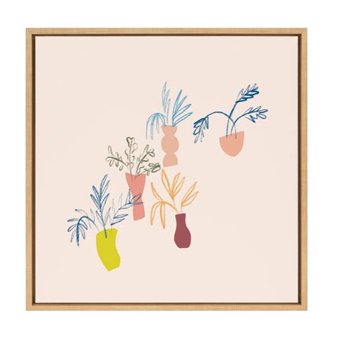 Buy Sylvie Plant Love Square by Kate Aurelia Holloway 24 in. x 24 in ...