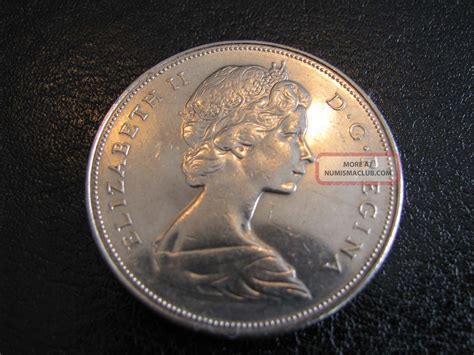 1972 - Canada Circulated $1. 00 Dollar Nickel. (voyageur)