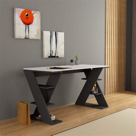 EBANSAL Wooden Office Table for Office Work, Workstation Big Size Study ...