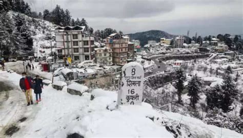Shimla Welcomes Season’s First Snow, Valleys In Himachal Reel Under ...