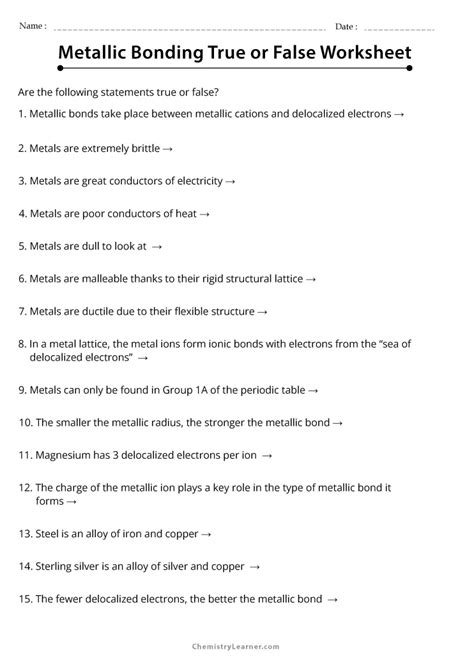 Image result for Metallic Bonding Free Science Lessons