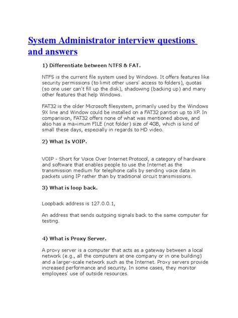 Rezultat imagine pentru System Administrator Interview